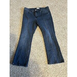 Women's Loft Outlet Flare Crop Jeans, Size 6